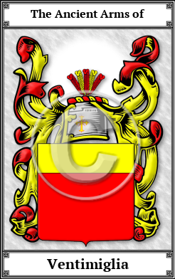 Ventimiglia Family Crest Download (JPG)  Book Plated - 150 DPI