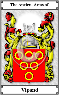 Vipand Family Crest Download (JPG)  Book Plated - 150 DPI