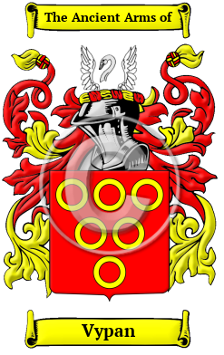 Vypan Family Crest/Coat of Arms