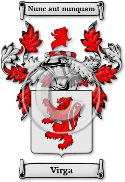 Virga Family Crest Download (jpg) Legacy Series - 150 DPI