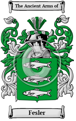Fesler Family Crest/Coat of Arms