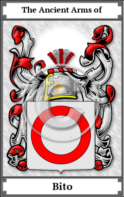 Bito Family Crest Download (JPG)  Book Plated - 150 DPI