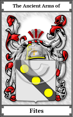 Fites Family Crest Download (JPG)  Book Plated - 150 DPI