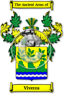 Viveros Family Crest Download (jpg) Legacy Series - 150 DPI