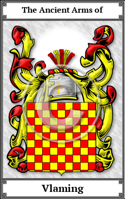 Vlaming Family Crest Download (JPG)  Book Plated - 150 DPI