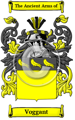 Voggant Family Crest/Coat of Arms