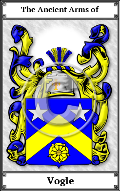 Vogle Family Crest Download (JPG)  Book Plated - 150 DPI