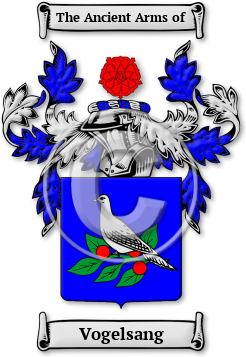 Vogelsang Family Crest Download (JPG) Legacy Series - 600 DPI