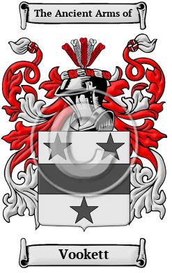 Vookett Family Crest/Coat of Arms
