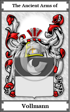Vollmann Family Crest Download (JPG)  Book Plated - 150 DPI