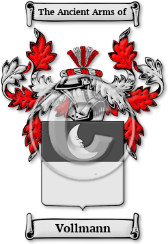 Vollmann Family Crest Download (jpg) Legacy Series - 150 DPI