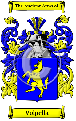 Volpella Family Crest/Coat of Arms