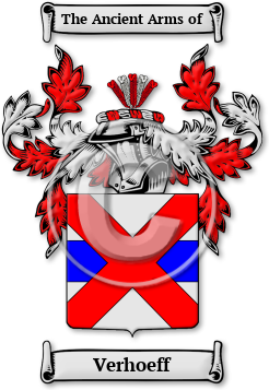 Verhoeff Family Crest Download (jpg) Legacy Series - 150 DPI