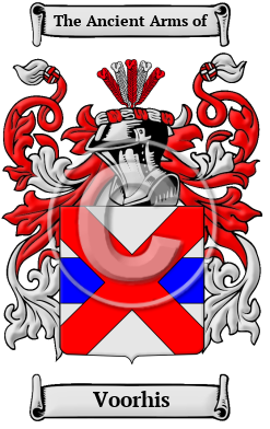 Voorhis Family Crest/Coat of Arms