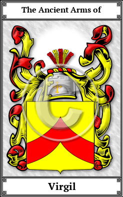 Virgil Family Crest Download (JPG)  Book Plated - 150 DPI