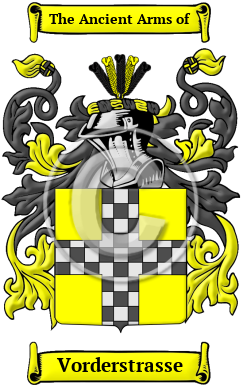 Vorderstrasse Family Crest/Coat of Arms