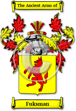 Fuksman Family Crest Download (jpg) Legacy Series - 150 DPI