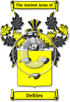 Defries Family Crest Download (jpg) Legacy Series - 150 DPI