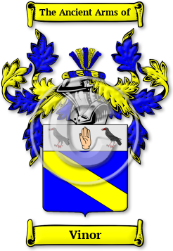 Vinor Family Crest Download (jpg) Legacy Series - 150 DPI