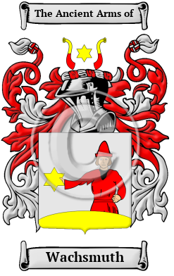 Wachsmuth Family Crest/Coat of Arms