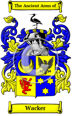 Wacker Family Crest/Coat of Arms