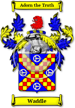 Waddle Family Crest Download (jpg) Legacy Series - 150 DPI