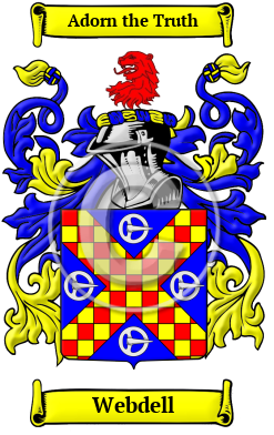 Webdell Family Crest/Coat of Arms