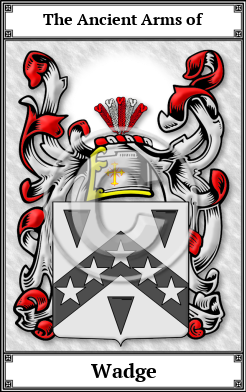 Wadge Family Crest Download (JPG)  Book Plated - 150 DPI