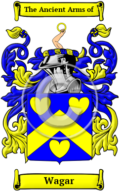 Wagar Family Crest/Coat of Arms