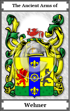 Wehner Family Crest Download (JPG)  Book Plated - 150 DPI