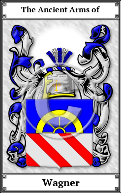 Wagner Family Crest Download (JPG) Book Plated - 600 DPI