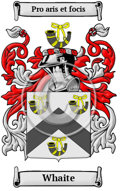 Whaite Family Crest/Coat of Arms