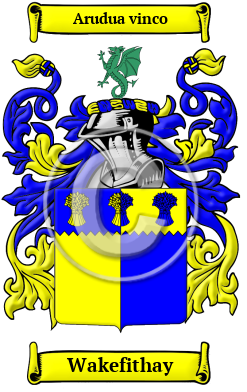 Wakefithay Family Crest/Coat of Arms