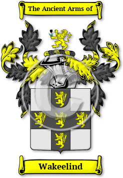 Wakeelind Family Crest Download (JPG) Legacy Series - 300 DPI