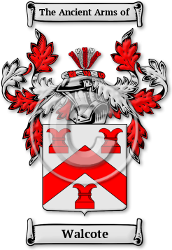 Walcote Family Crest Download (jpg) Legacy Series - 150 DPI