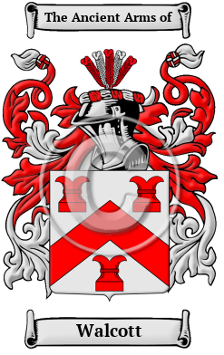 Walcott Family Crest/Coat of Arms