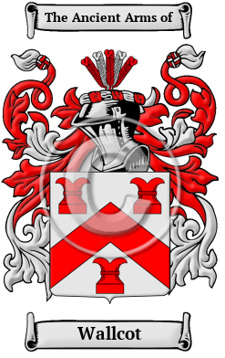 Wallcot Family Crest/Coat of Arms