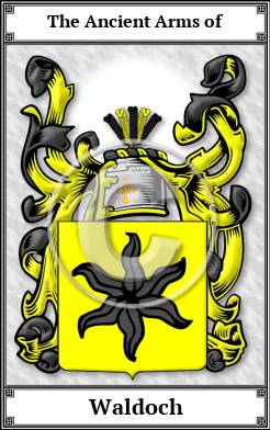 Waldoch Family Crest Download (JPG)  Book Plated - 150 DPI