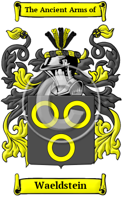 Waeldstein Family Crest/Coat of Arms