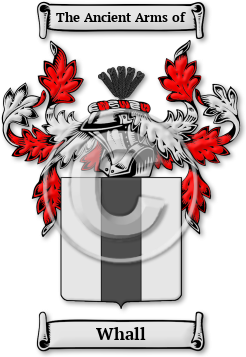 Whall Family Crest Download (jpg) Legacy Series - 150 DPI