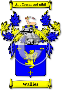 Wallies Family Crest Download (jpg) Legacy Series - 150 DPI