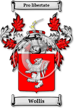 Wollis Family Crest Download (JPG) Legacy Series - 600 DPI