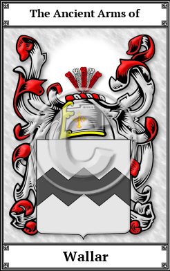 Wallar Family Crest Download (JPG)  Book Plated - 150 DPI