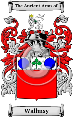 Wallmsy Family Crest/Coat of Arms
