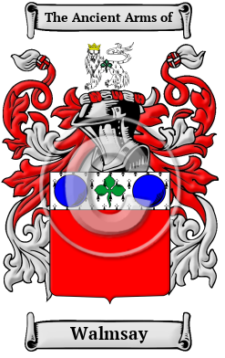 Walmsay Family Crest/Coat of Arms