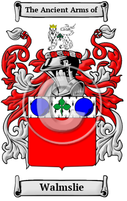 Walmslie Family Crest/Coat of Arms