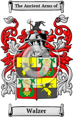 Walzer Family Crest/Coat of Arms