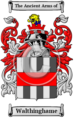 Walthinghame Family Crest/Coat of Arms