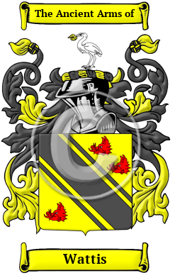 Wattis Family Crest/Coat of Arms