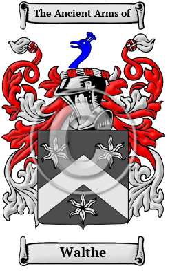 Walthe Family Crest/Coat of Arms